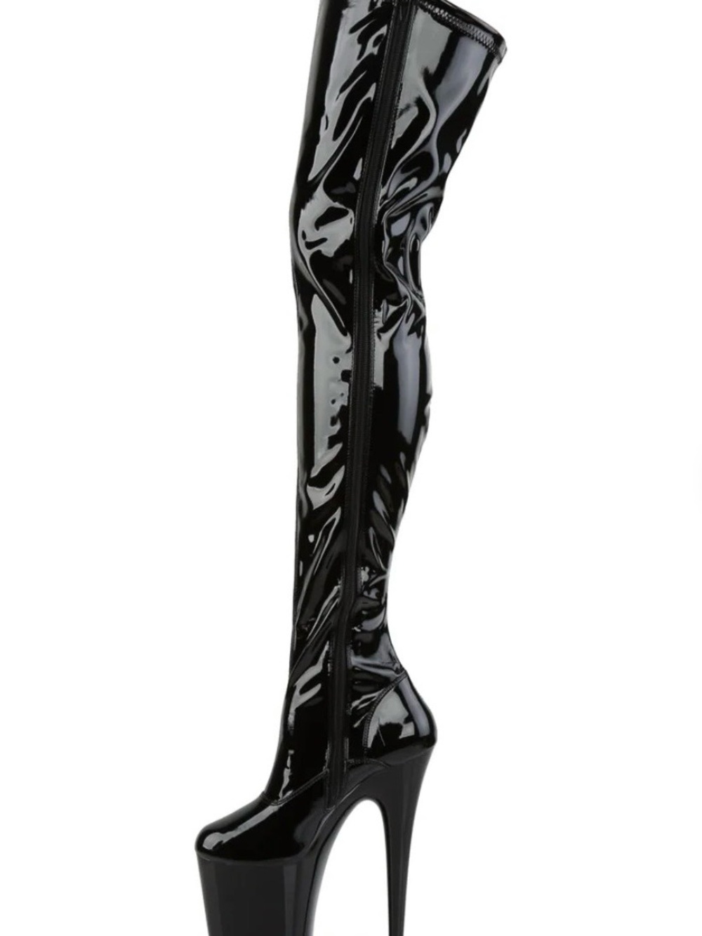 BRAND NEW Pleaser Flamingo-3000 Thigh High boot size 10
